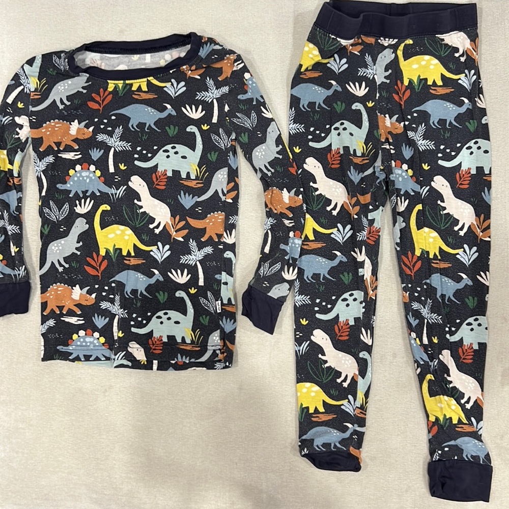 Little sleepies navy dinos